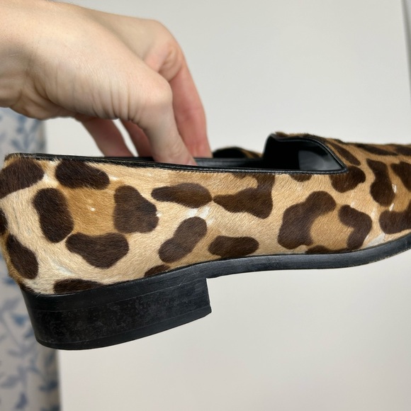 Yves Saint Laurent Brown Pony Hair Loafers - Picture 5 of 14